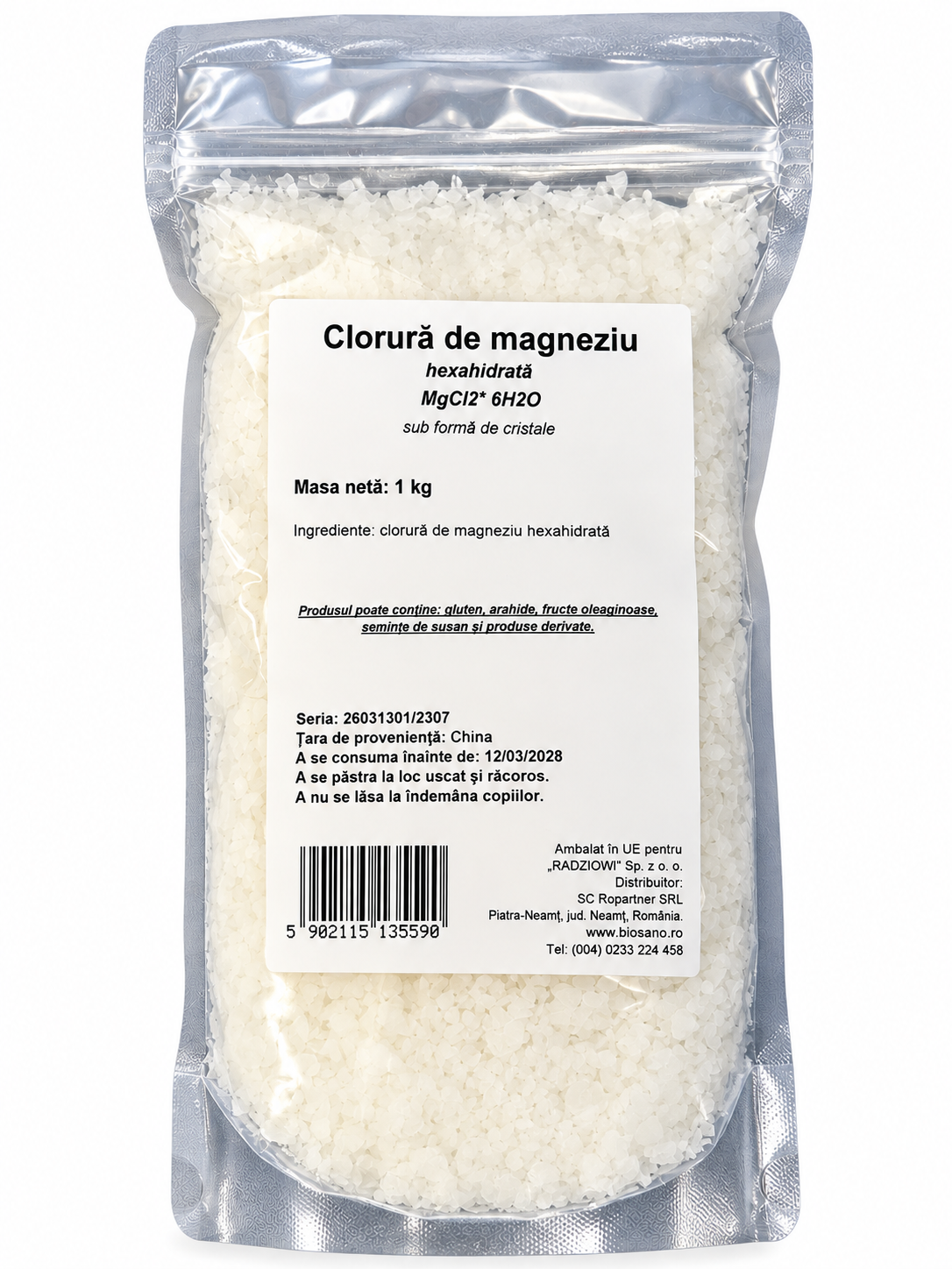 Clorura de magneziu (Sare Nigari) 1 kg