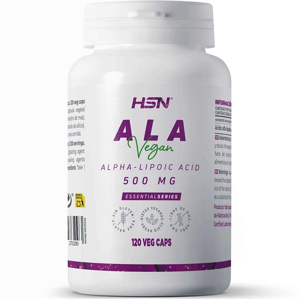 Acid Alpha-Lipoic cu vitamina E HSN 120 caps