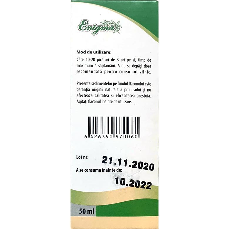 CLARKIA tinctură din trei plante pentru sistemul digestiv 50 ml