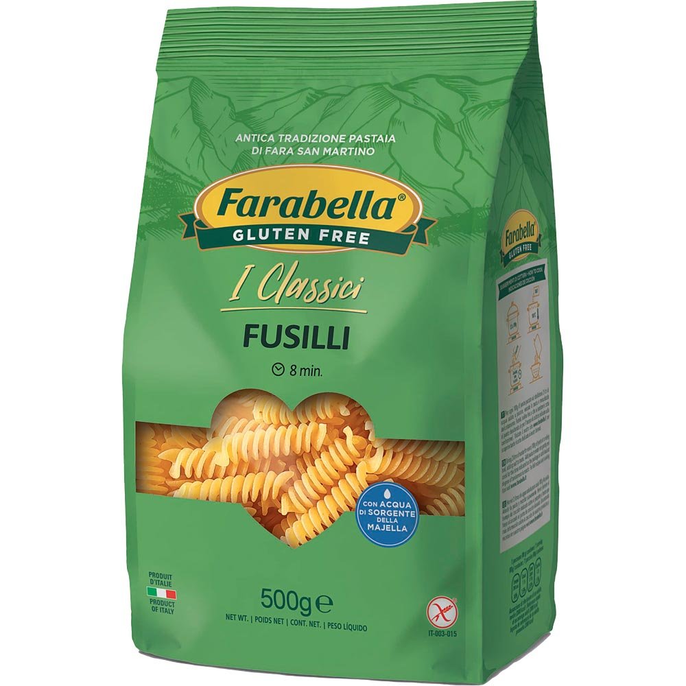 Fusilli Paste fără gluten Farabella 500 g