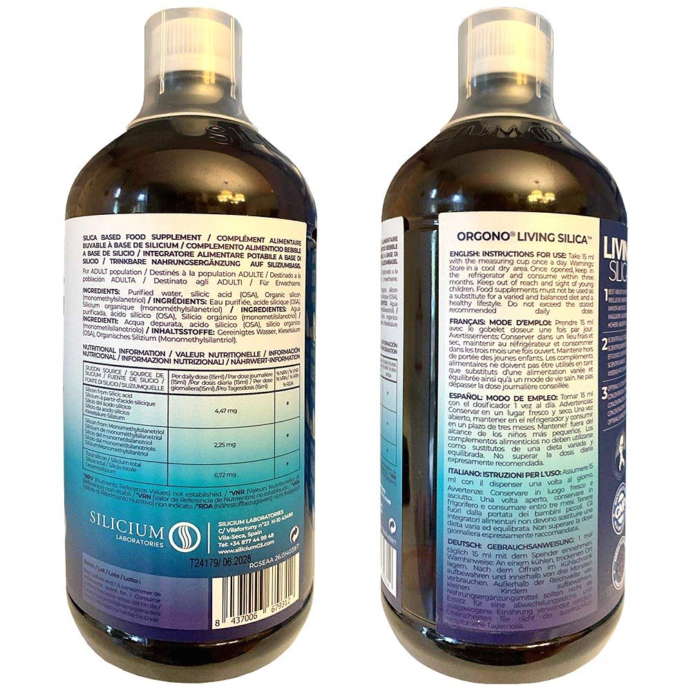 LIVING SILICA collagen booster cu siliciu organic 1 L