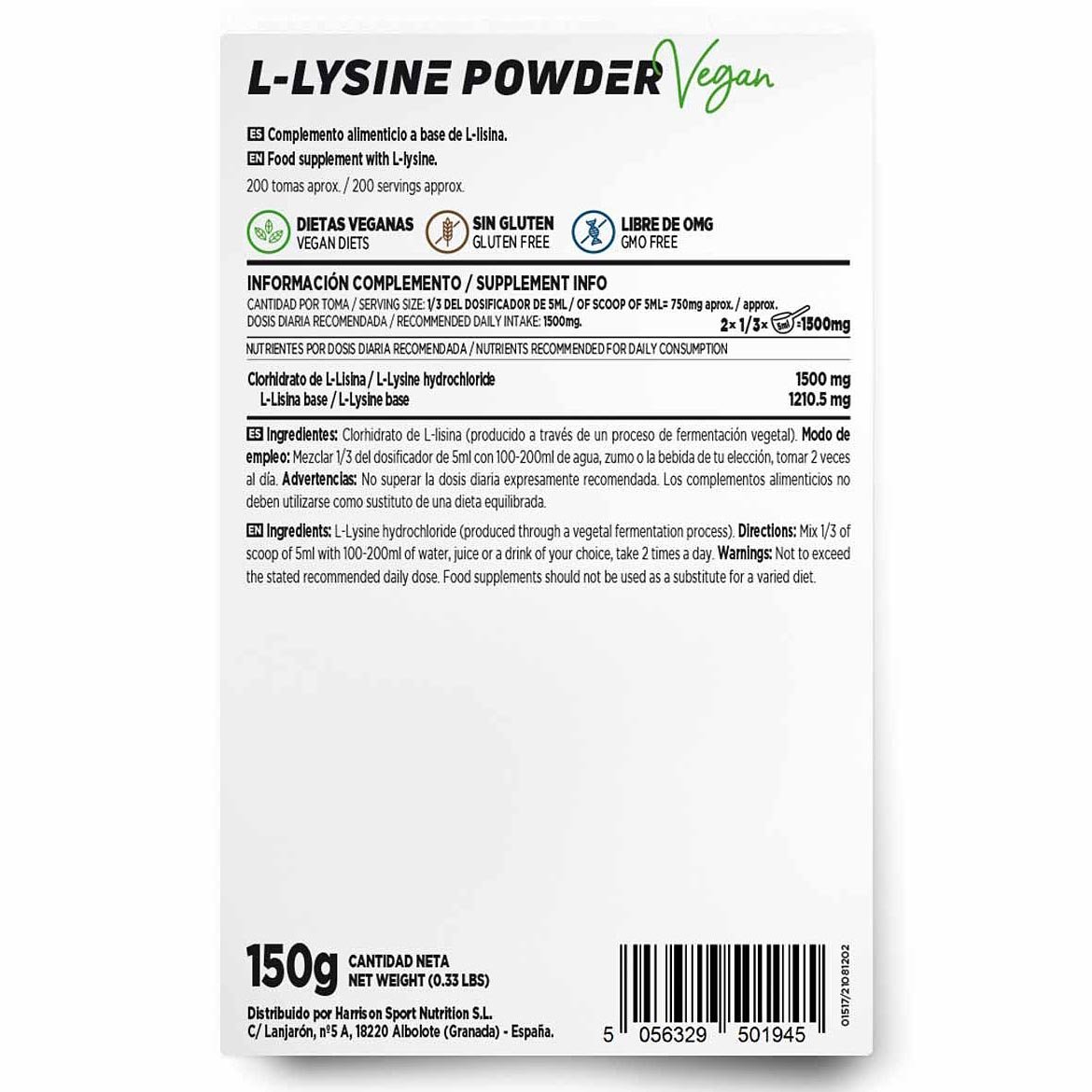 LIZINĂ pudră HSN 150g