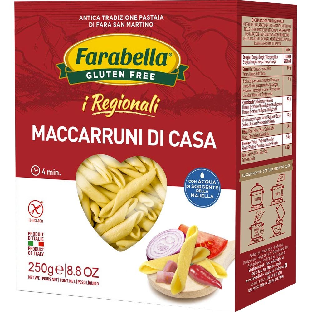 Macaroane de casă fără gluten Farabella 250 g