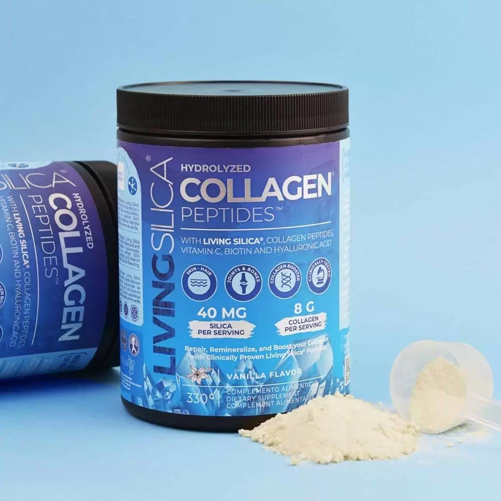 Peptide de colagen hidrolizat cu siliciu organic LIVING SILICA 330g