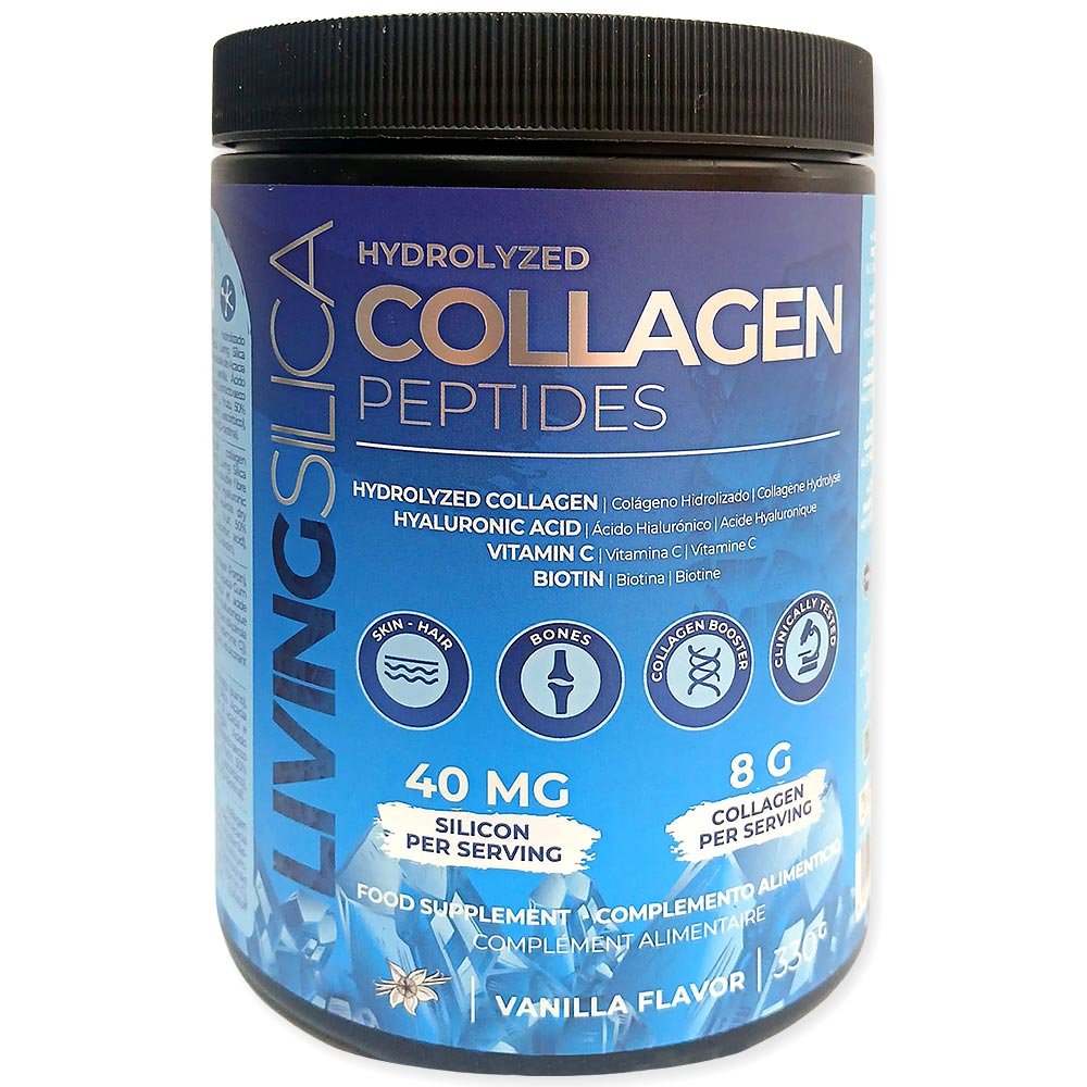 Peptide de colagen hidrolizat cu siliciu organic LIVING SILICA 330g