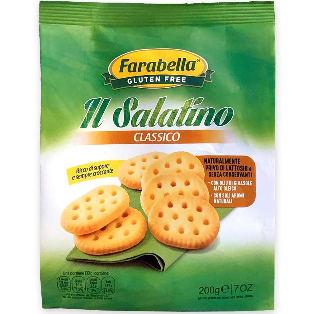 Salatino clasic – Biscuiți fără gluten Farabella 200g