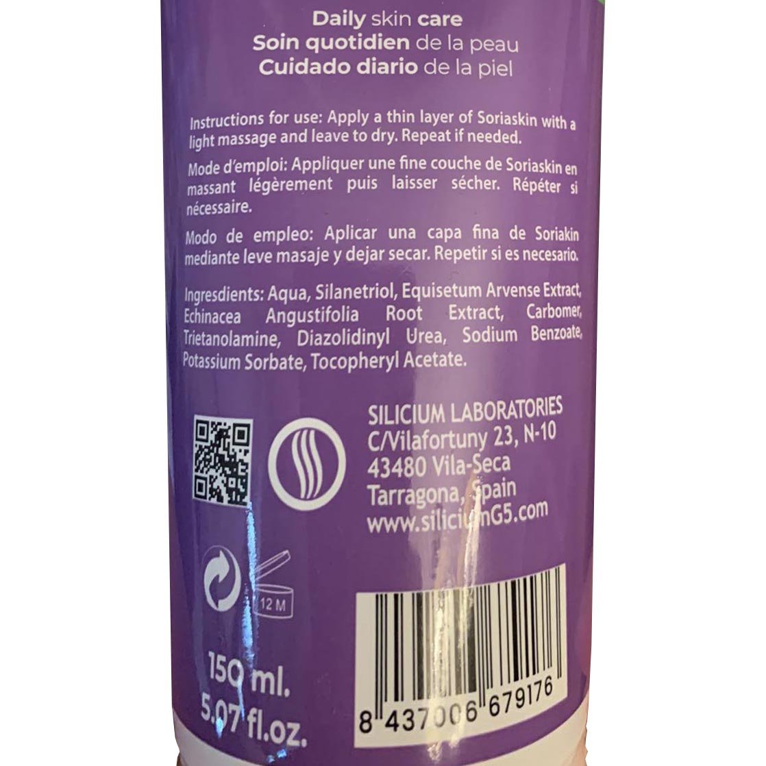 SILICIUM SoriaSkin Gel 150 ml