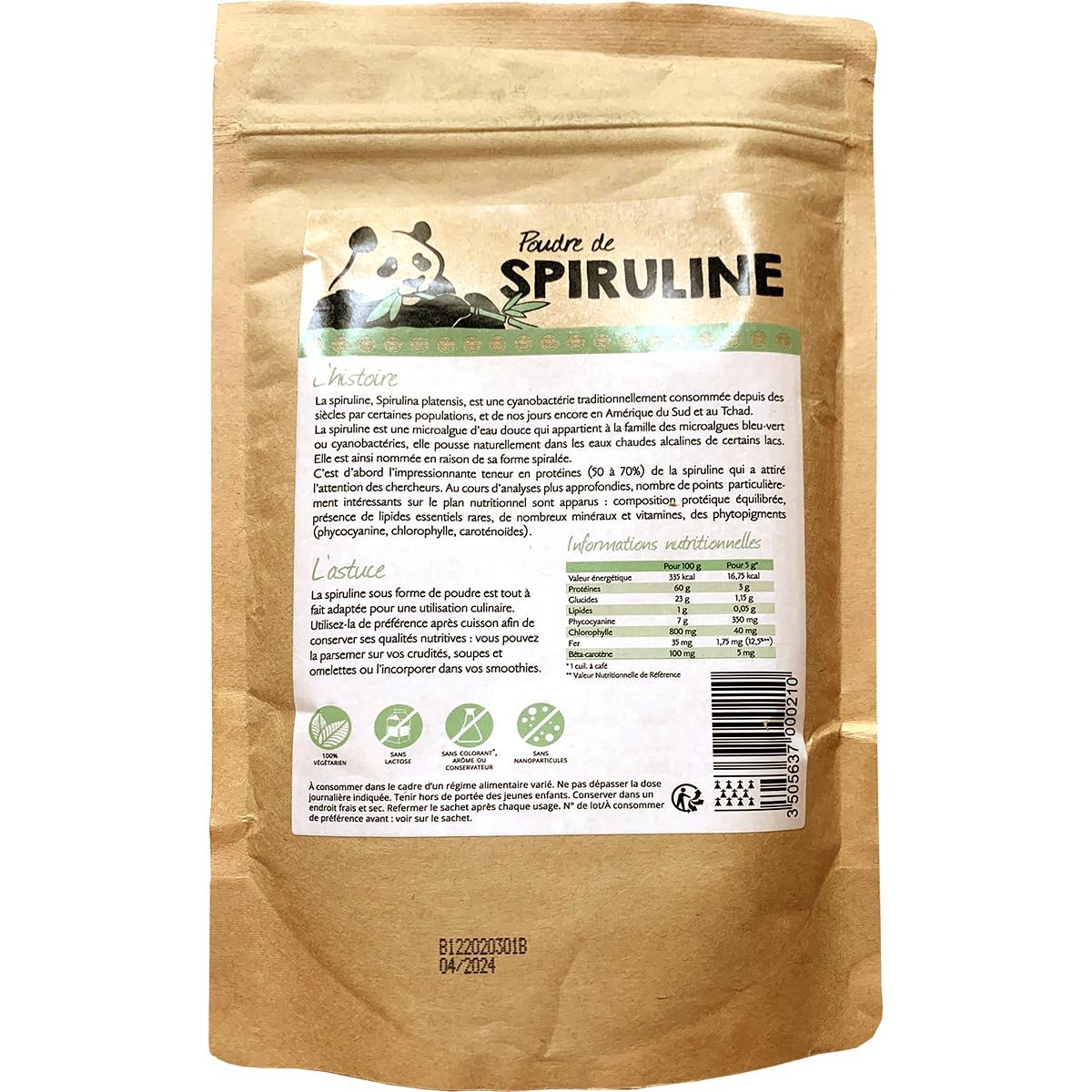 SPIRULINĂ BIO MGD pudră 200 g