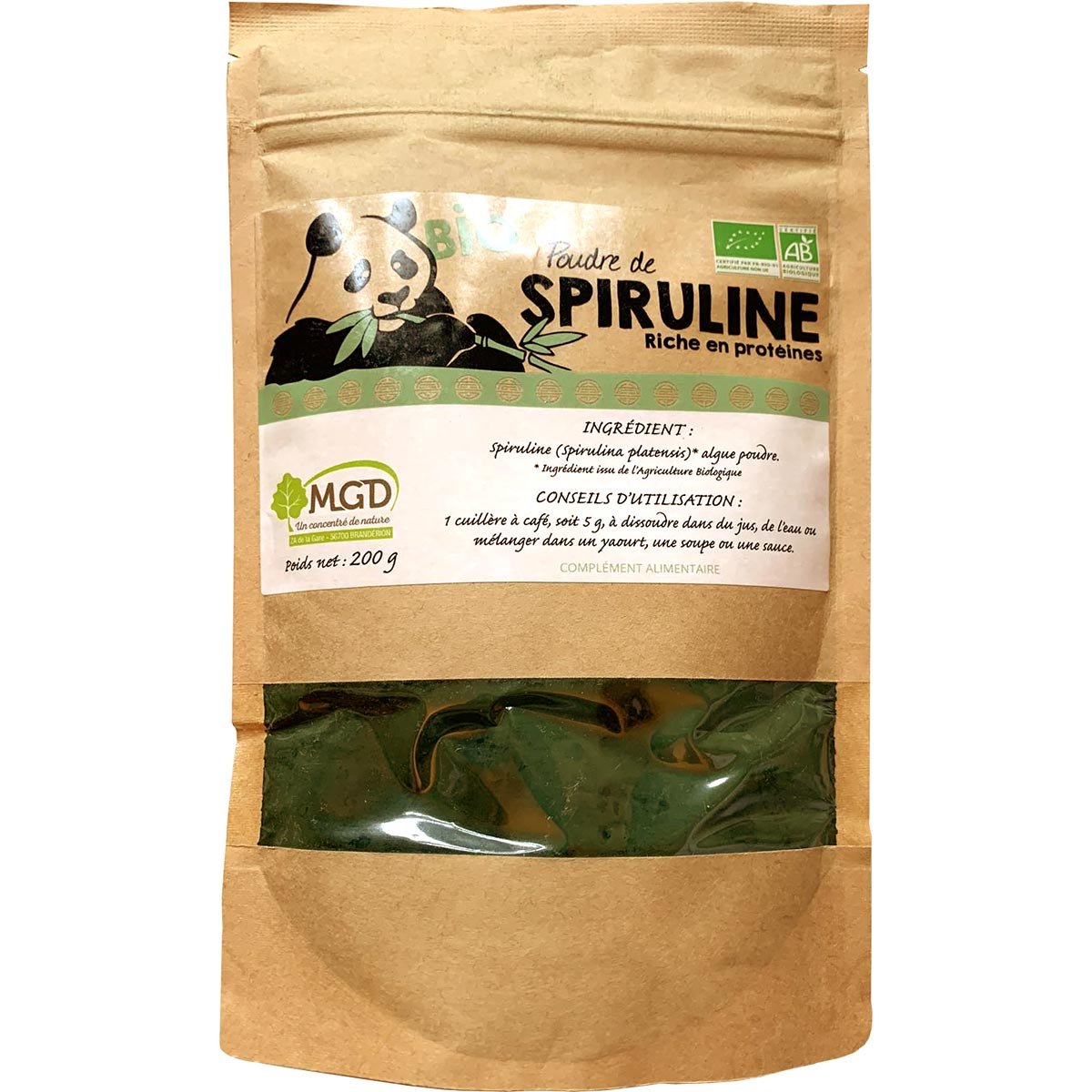 SPIRULINĂ BIO MGD pudră 200 g