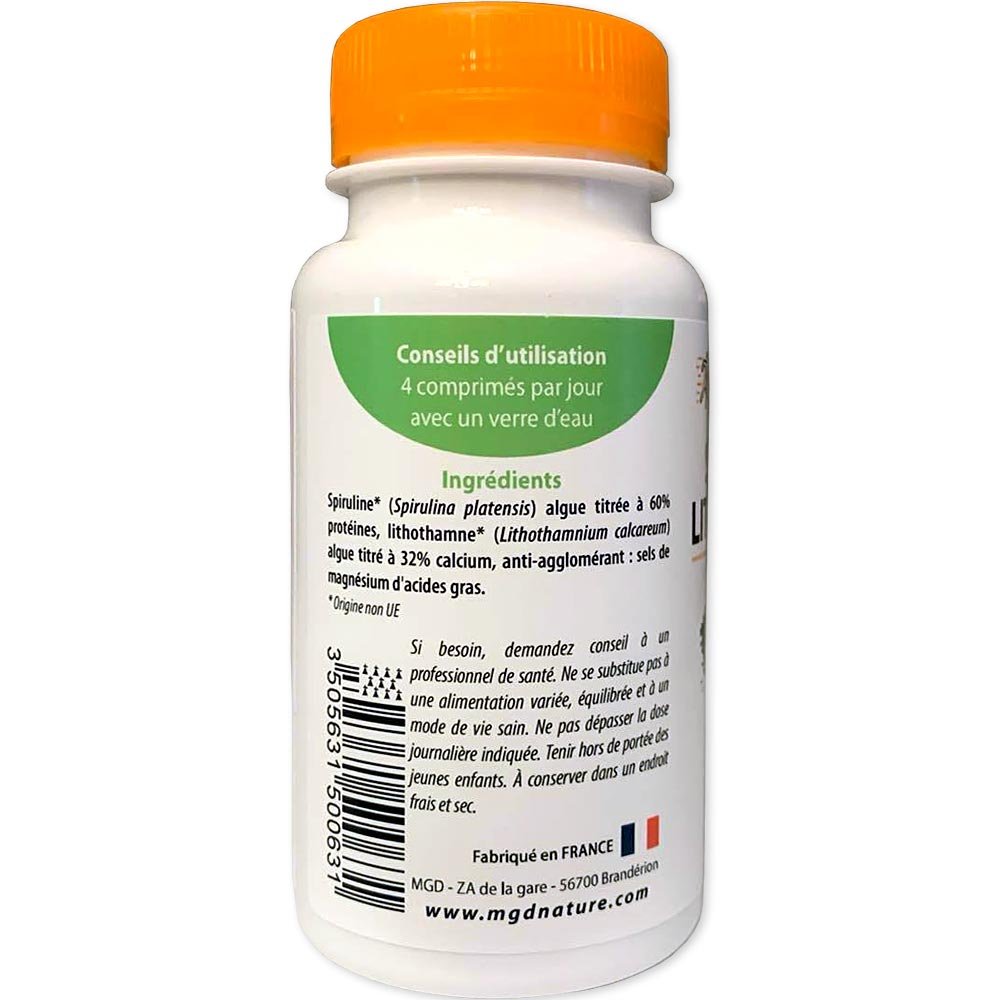 SPIRULINĂ și LITHOTHAMNE MGD 150 c.