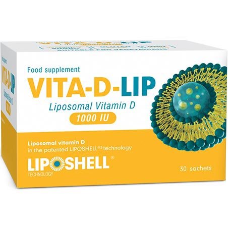 VITA-D-LIP Vitamina D Lipozomală 1000 IU plicuri