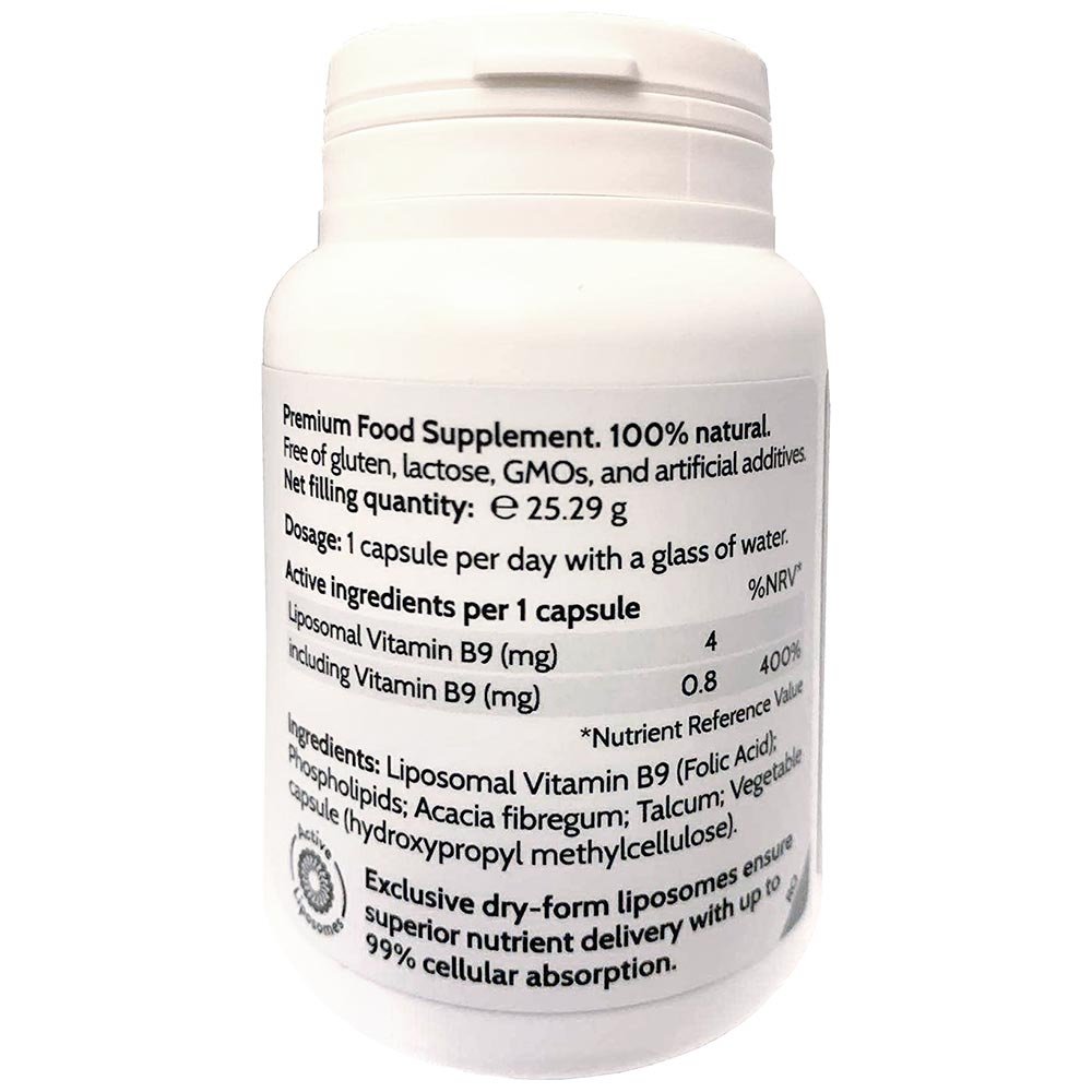 Vitamina B9 Lipozomală Folate-Power Novo Biomedics 45 caps.