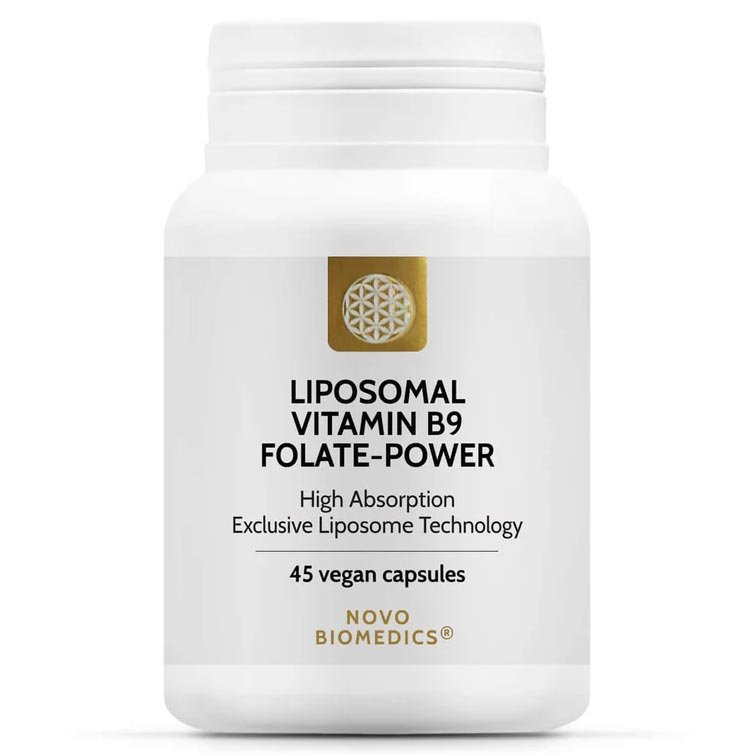 Vitamina B9 Lipozomală Folate-Power Novo Biomedics 45 caps.