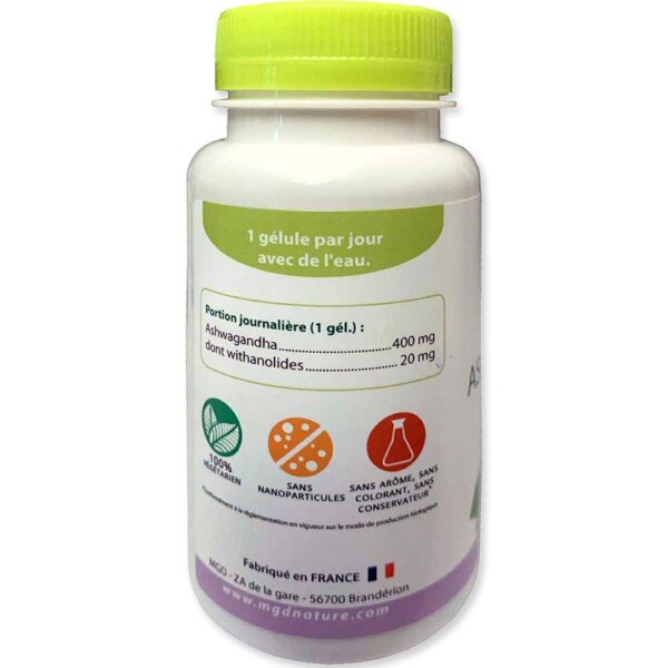 Ashwagandha Bio MGD 60 caps. - imagine 3