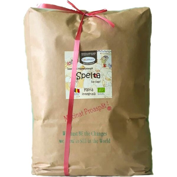 Făină integrală de Spelta ecologică BioFarmLand 5kg