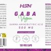 GABA (Gamma-AminoButyric Acid) cu vitaminele B5 şi B6 HSN 500 mg 120 caps