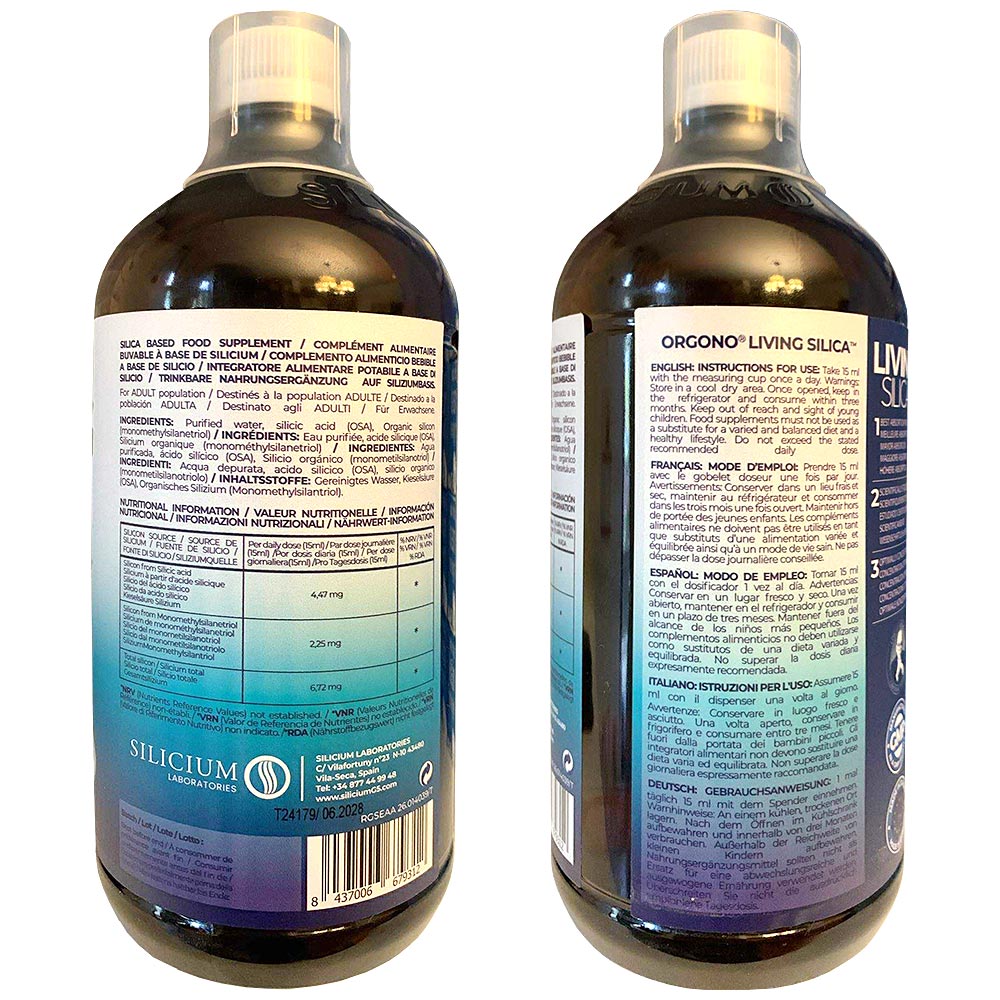 LIVING SILICA collagen booster cu siliciu organic 1 L - imagine 2