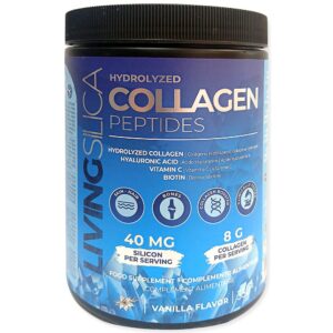 Peptide de colagen hidrolizat cu siliciu organic LIVING SILICA 330g