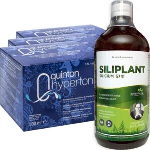 Pachet Quinton Hipertonic x 3 + Siliplant (-15%)